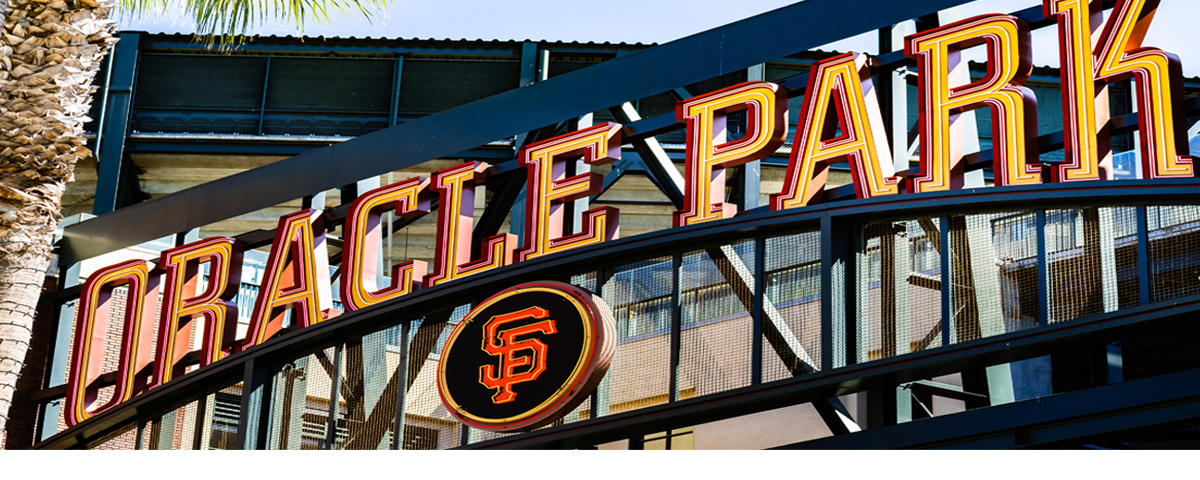 Oracle Park marquee